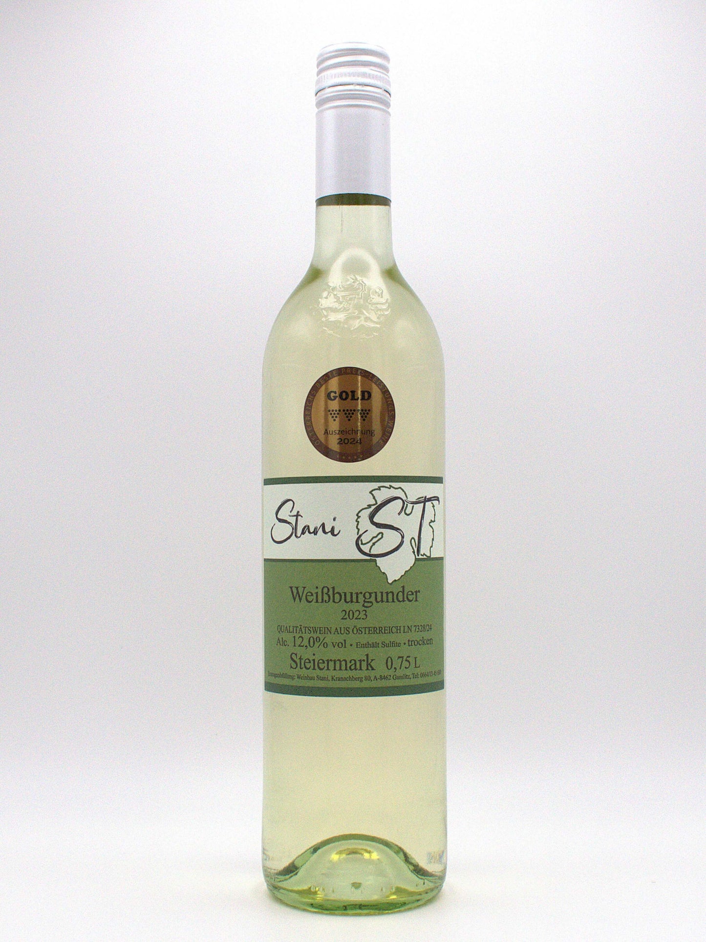 WEIßBURGUNDER Steiermark 2023 - Weingut Stani - €7.00