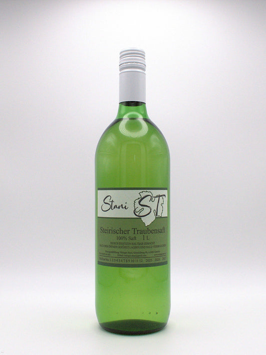 Weißer TRAUBENSAFT - Weingut Stani - €4.50