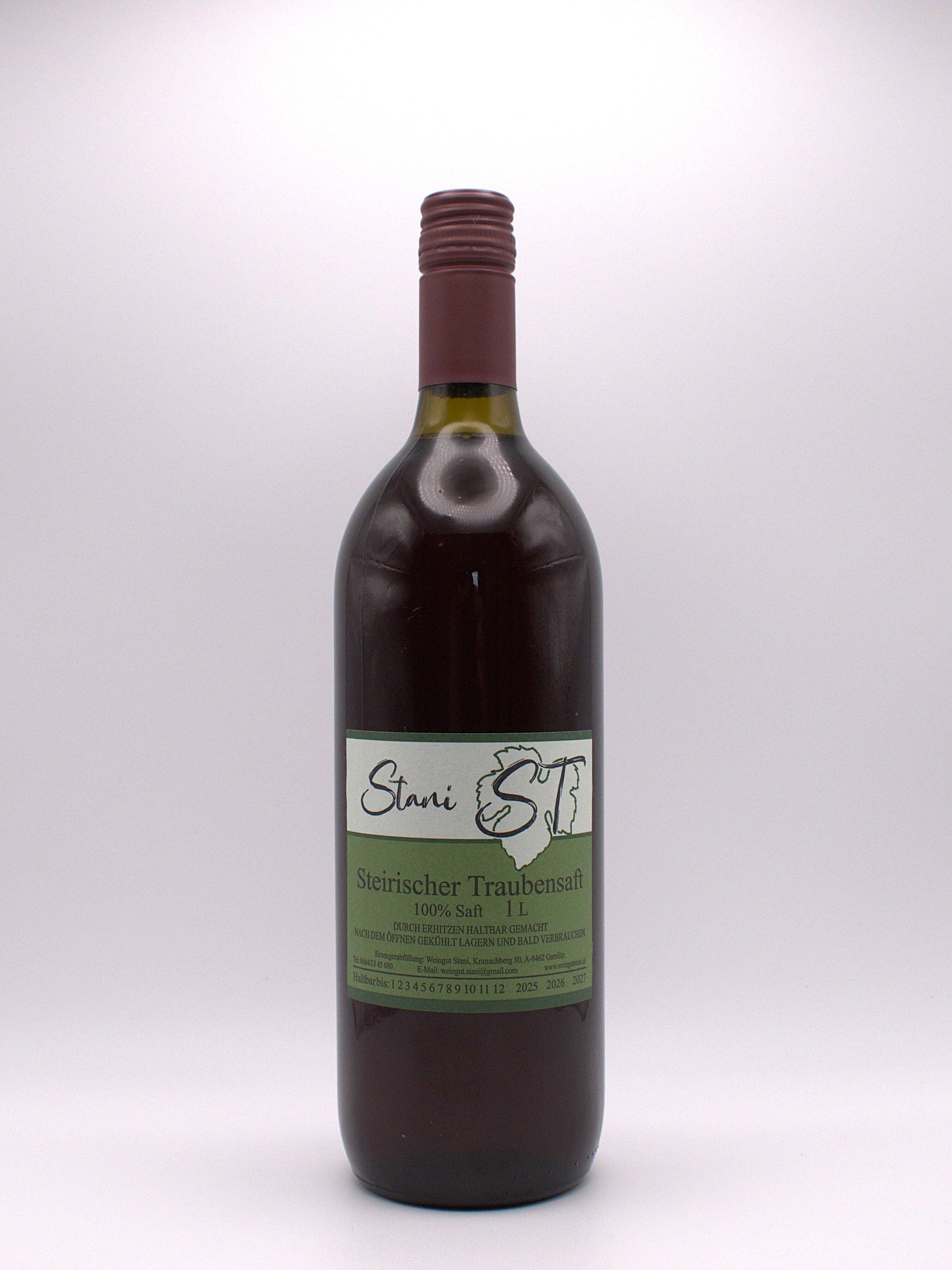 Roter TRAUBENSAFT - Weingut Stani - €4.50