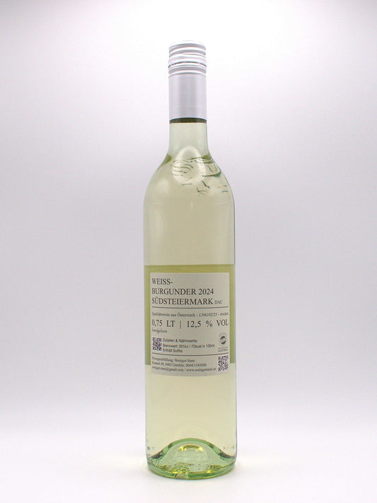 WEIßBURGUNDER Südsteiermark DAC 2024 - Weingut Stani - €8.00